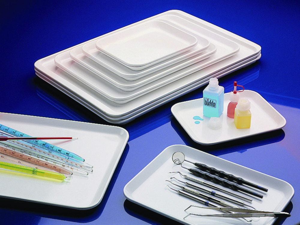 Instrument trays, melamine