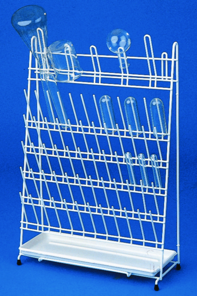 Draining racks, PE-coated wire