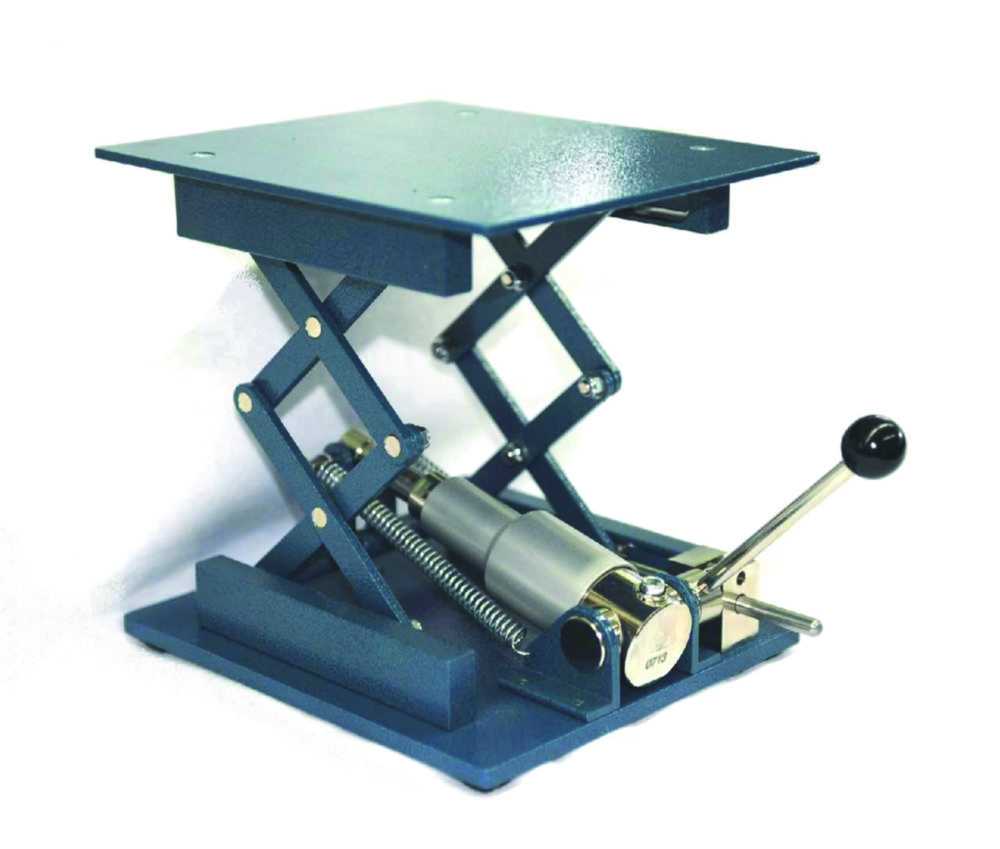 Laboratory jacks with hydraulic drive, powder-coated