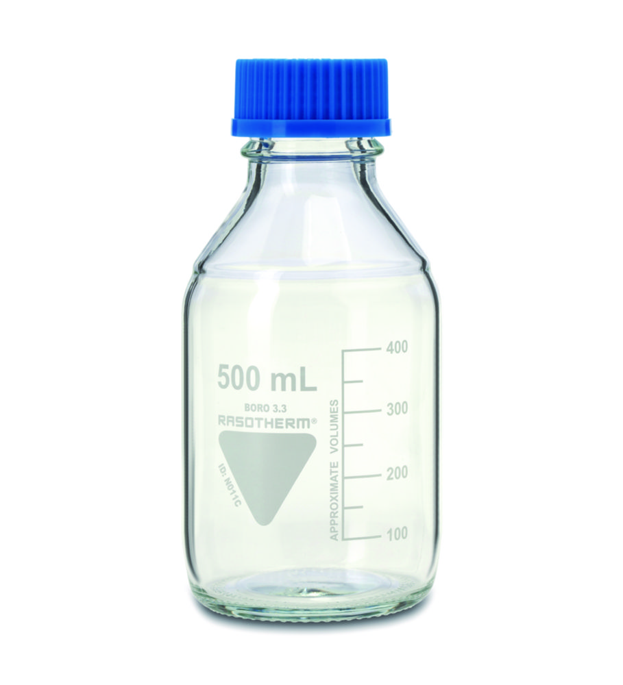 Laboratory bottles, Borosilicate glass 3.3, GL45 | Nominal capacity: 2000 ml