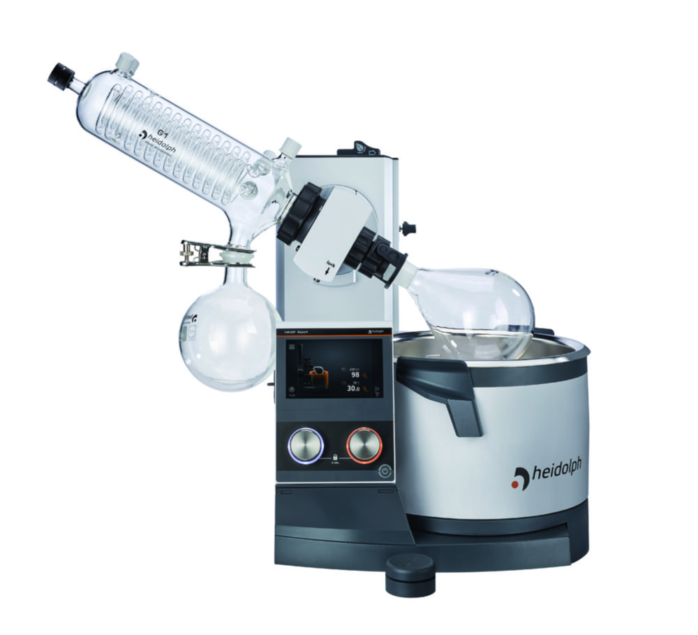 Rotary Evaporators Hei-VAP Expert, with hand lift | Description: G1B Angled condenser