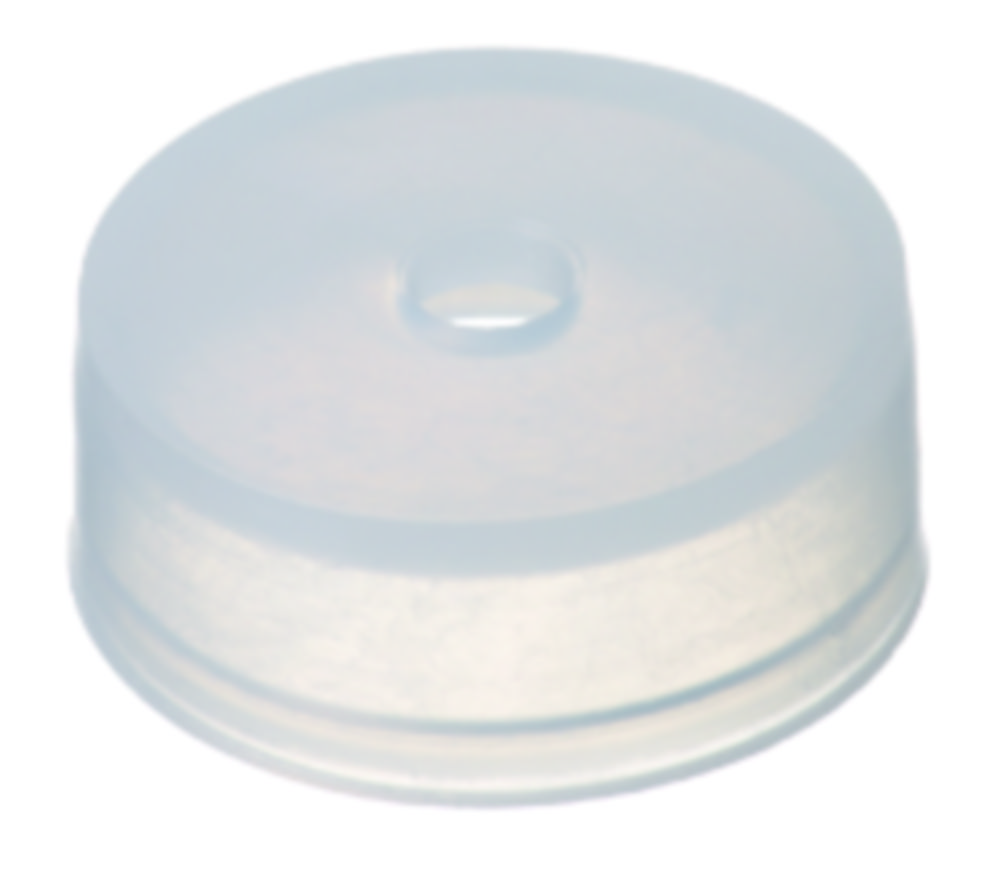 LLG-PE Caps ND20, transparent, for DIN crimp neck