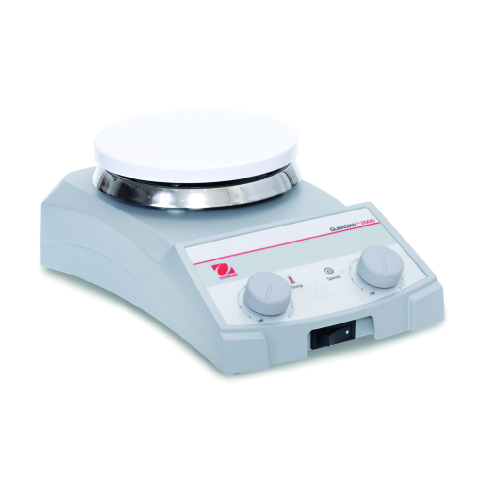 Magnetic stirrer with heating Guardian™ 2000, with round top plate