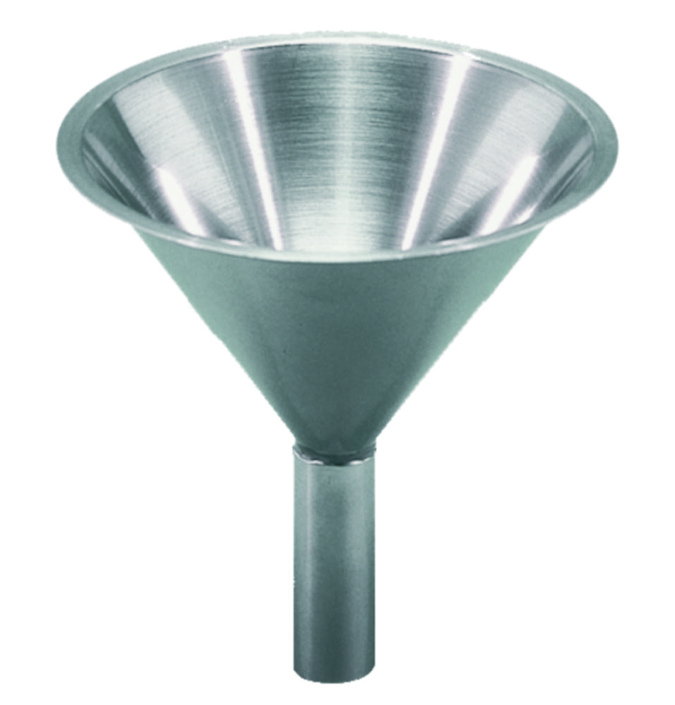 Special funnel for powder, 18/10 stainless steel | Funnel Ø: 155 mm