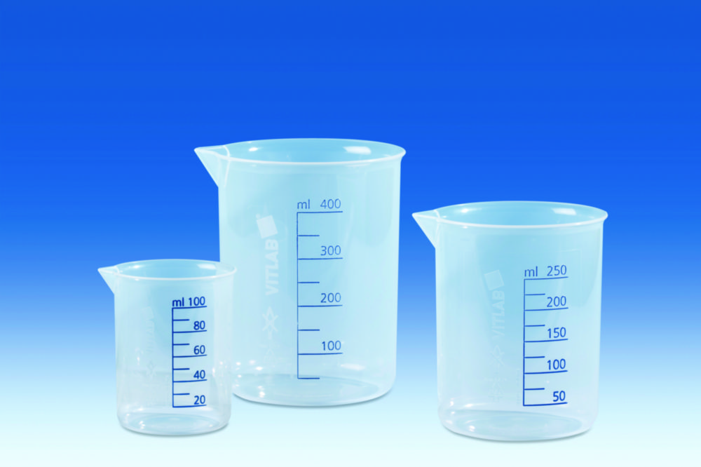 Griffin beakers, PP | Nominal capacity: 600 ml