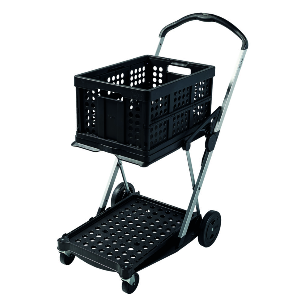 Laboratory Trolley clax Mobil comfort with Box, Black Edition