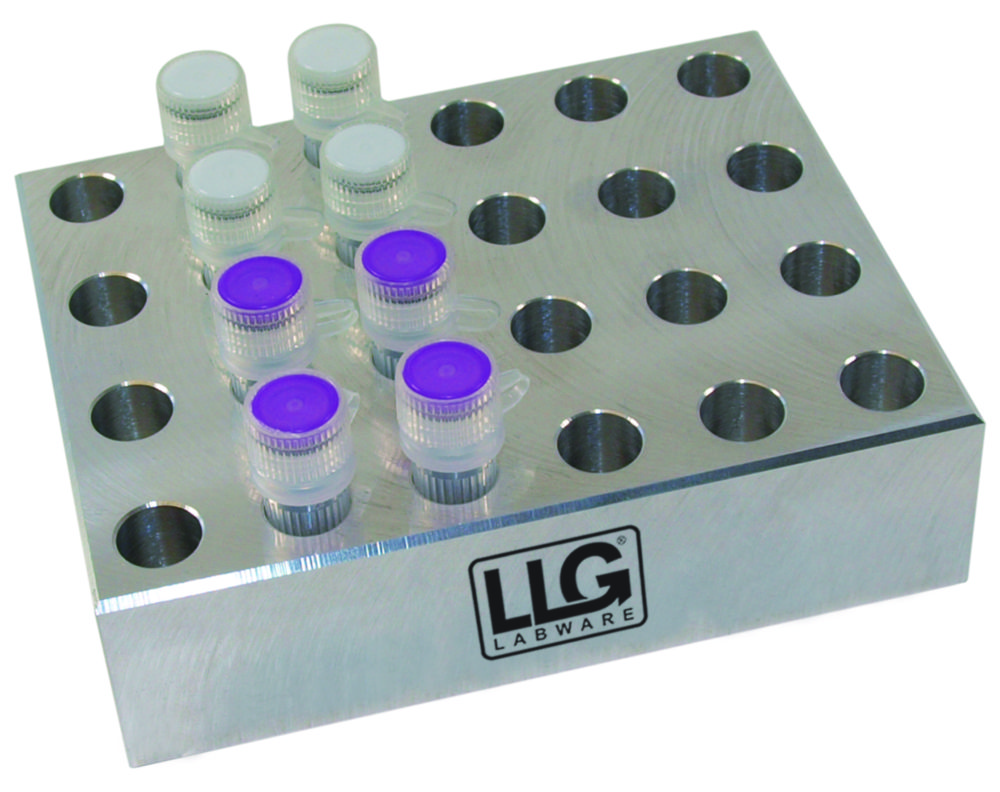 LLG-Temperierblock exact, Aluminium