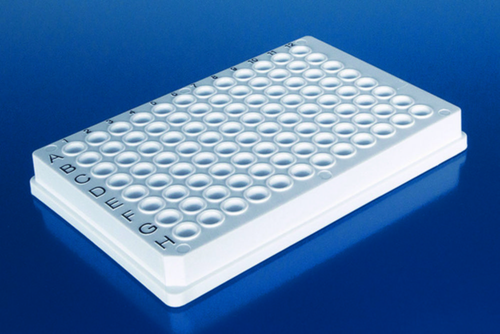 96-well PCR-Platten, PP, ganzer Rahmen