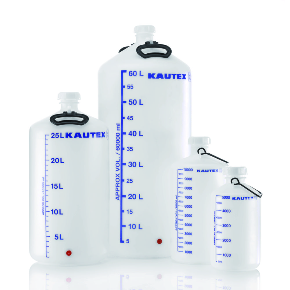 Aspirator bottles, series 350, HDPE