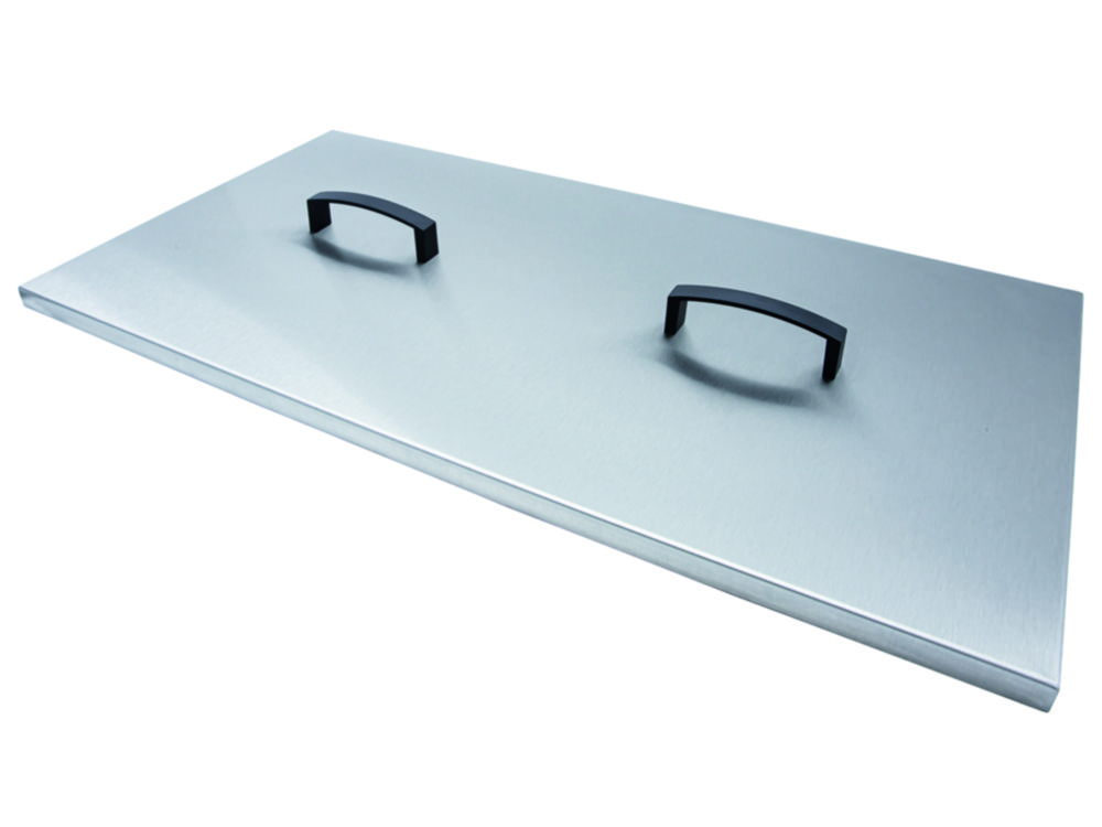 Flat bath covers for bath tanks, stainless steel