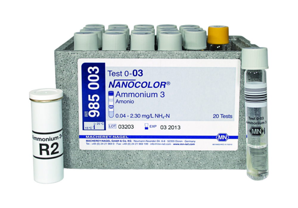 Tube tests NANOCOLOR® Ammonium