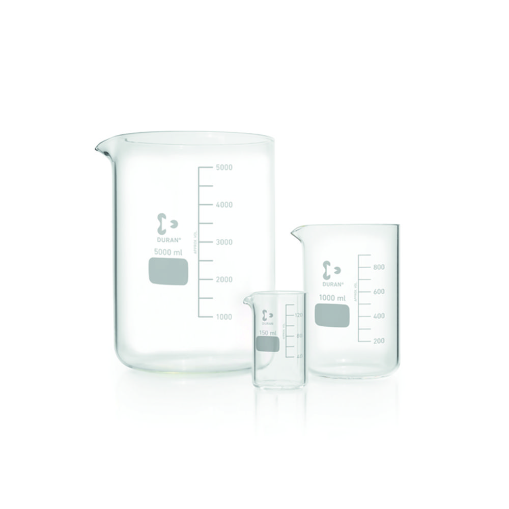 Filter beaker glass, DURAN®, heavy wall