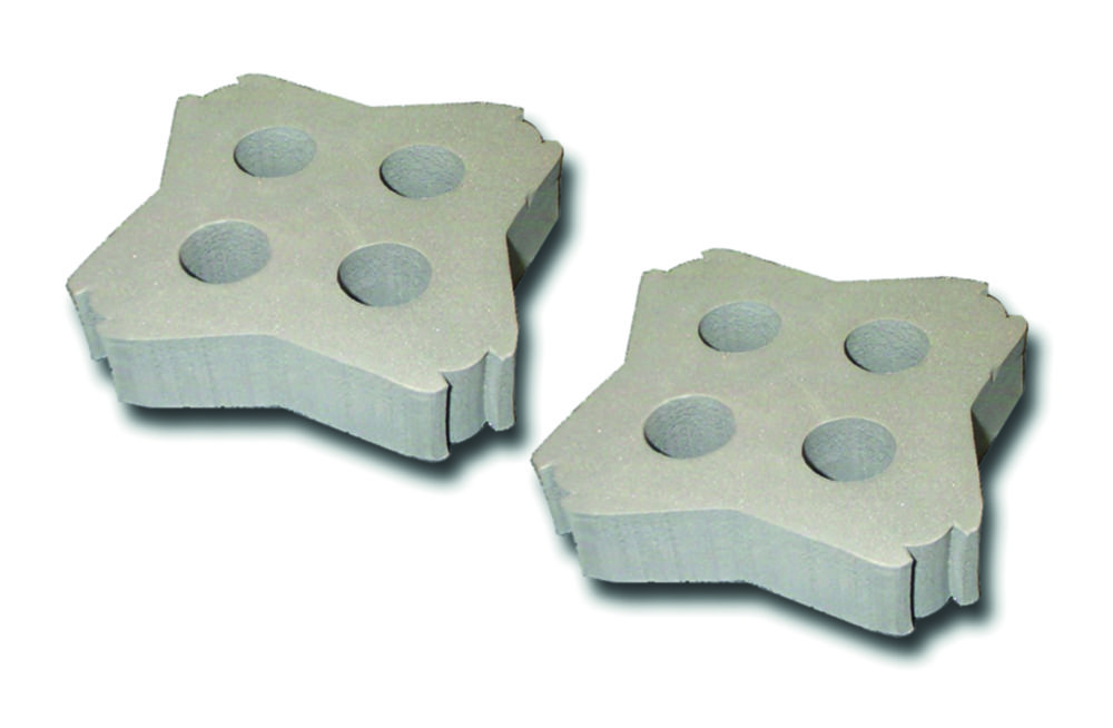 Foam inserts for recessed platform for vortexers Vortex-Genie®