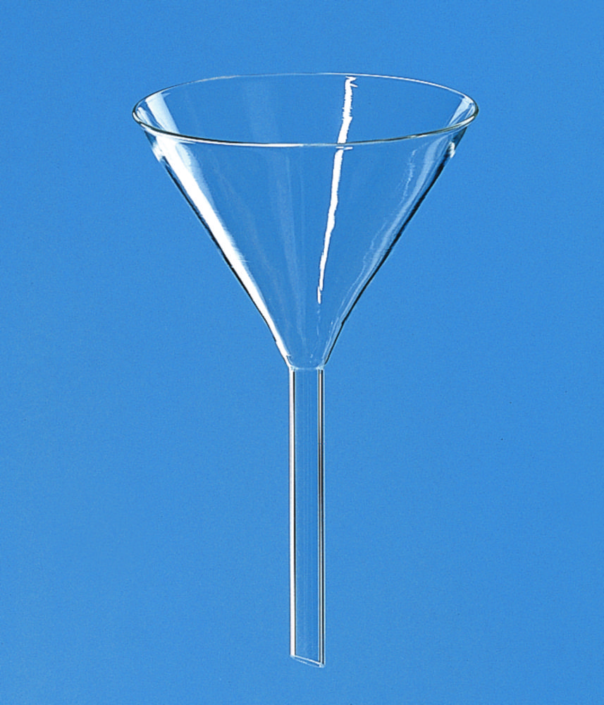 Trichter, Borosilikatglas 3.3, glatte Innenfläche