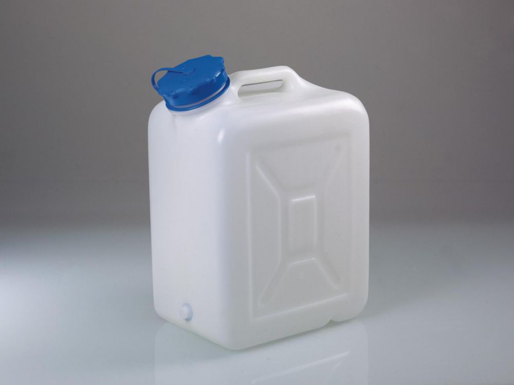 Wide-necked jerrycans, HDPE, without threaded connector