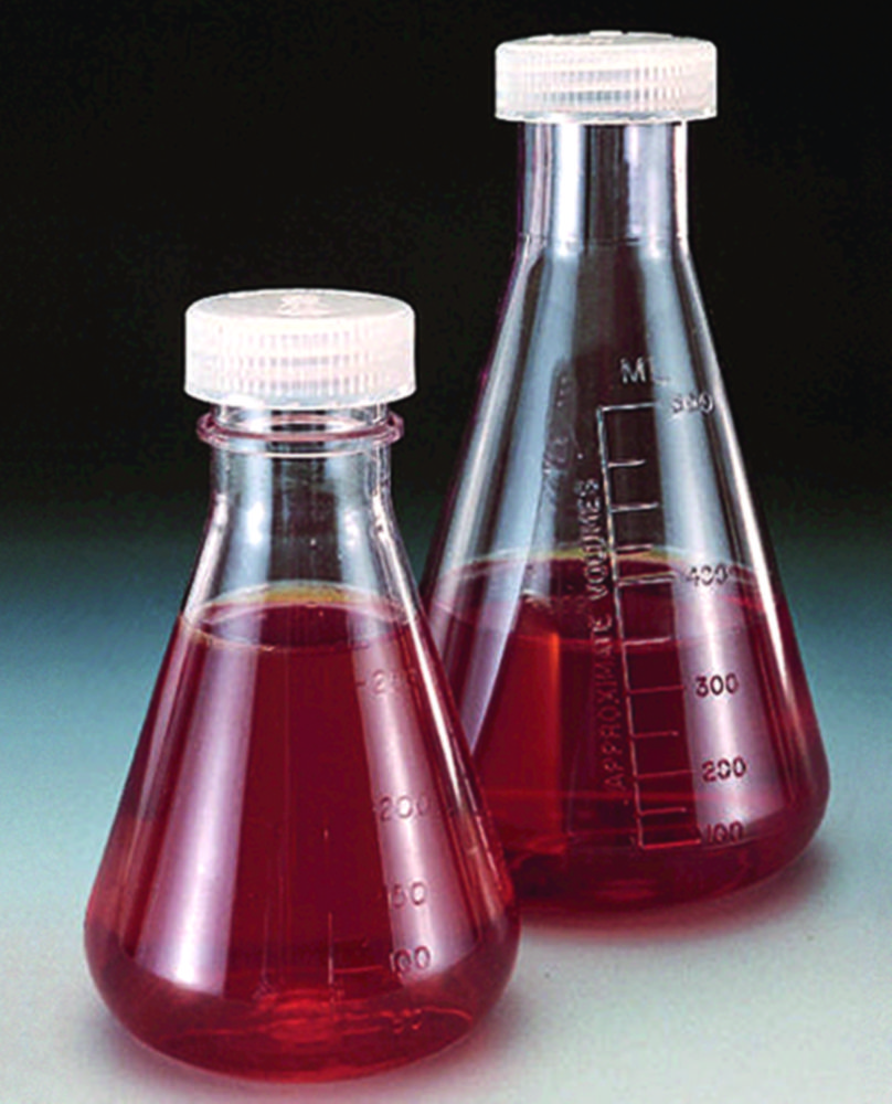 Erlenmeyer flasks Nalgene™, PC, with screw cap