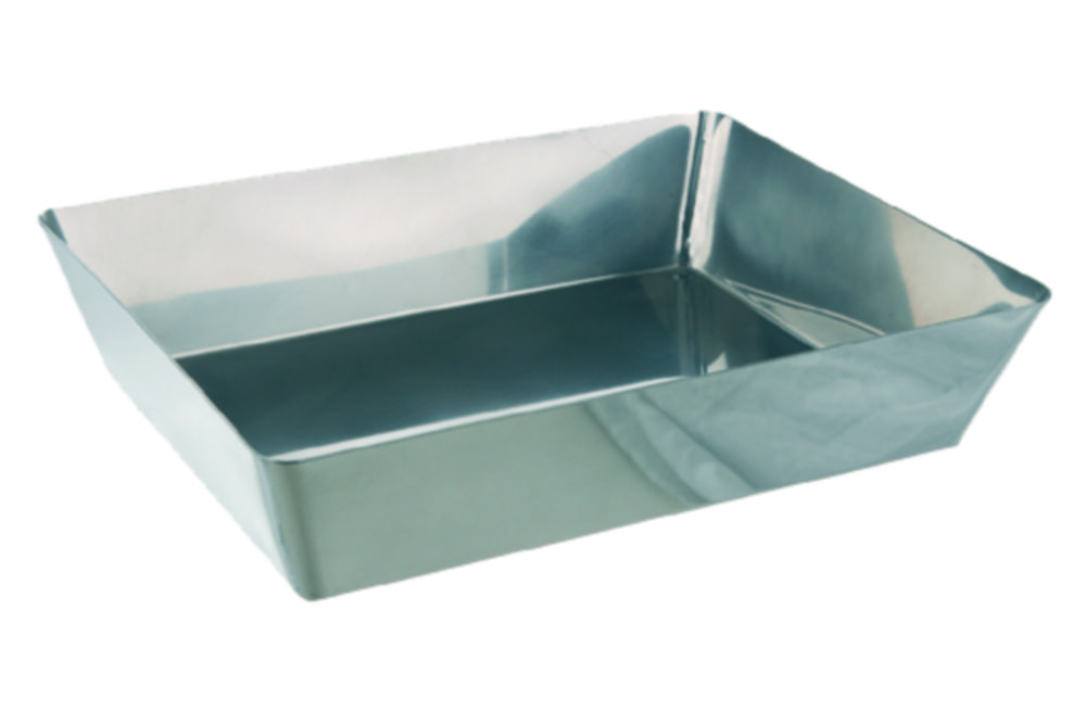 Photographic trays, 18/10 steel