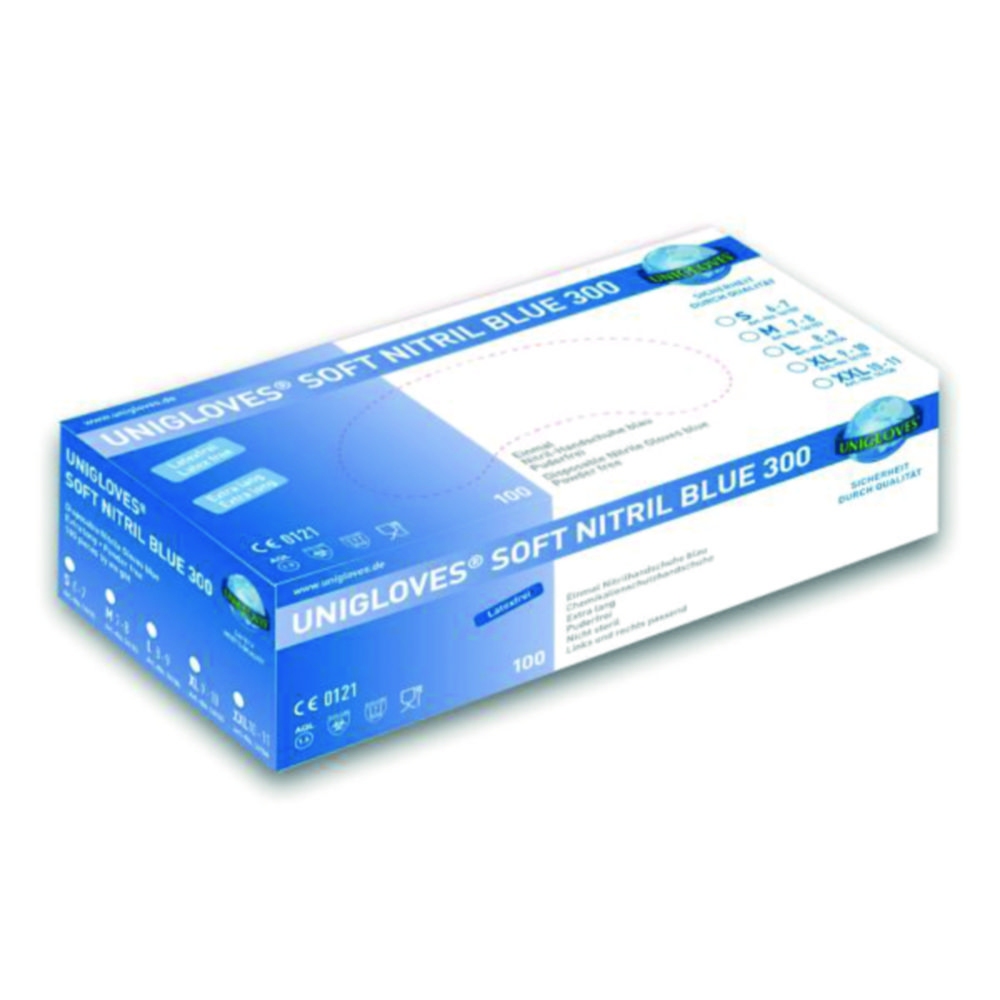 Disposable Gloves Soft Nitril Blue 300, Nitrile