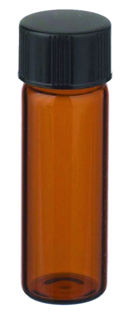 Gewindeflaschen WHEATON Vials®, Borosilikatglas, mit Kappen