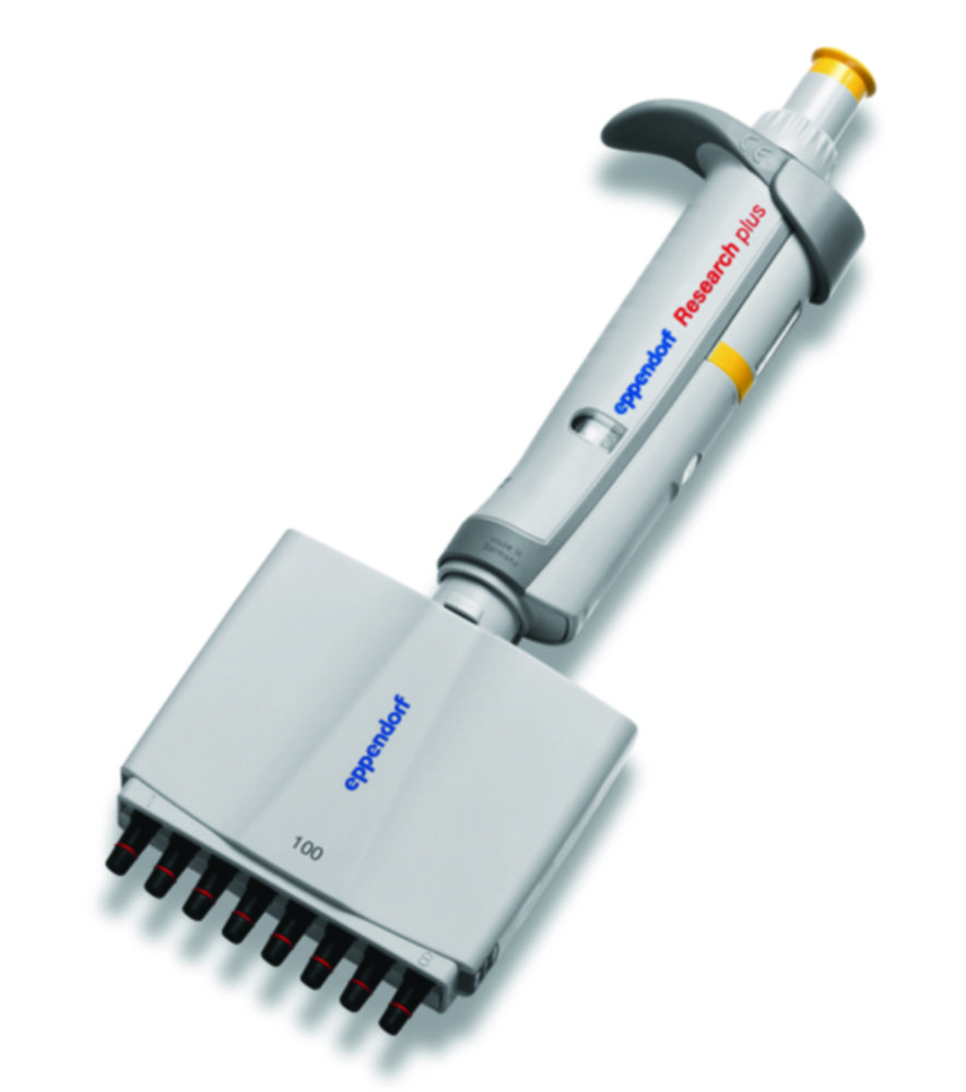 Multichannel microliter pipettes Eppendorf Research® plus (General Lab Product), variable