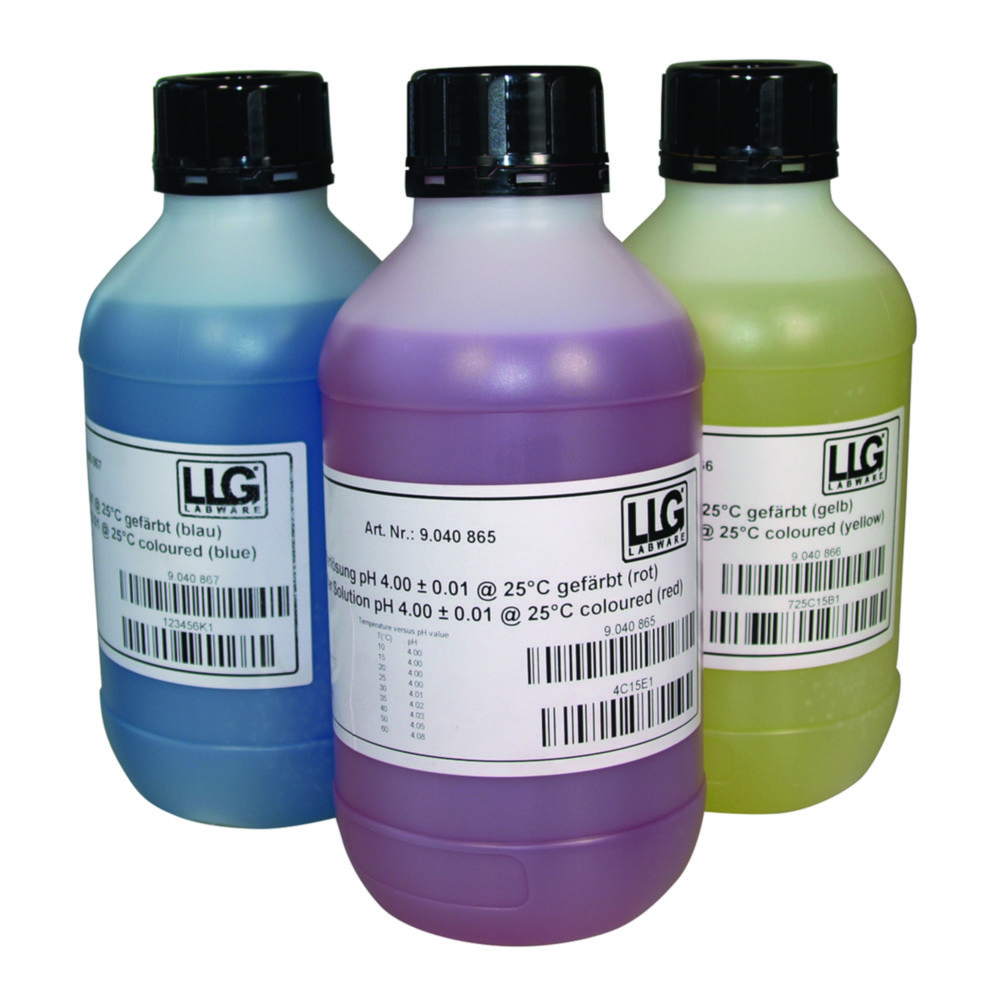 LLG-pH buffer solutions with colour coding | pHvalue at 25 °C: 4.00