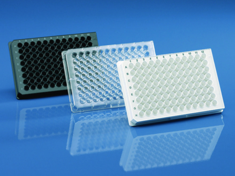 Mikrotiterplatten BRANDplates® pureGrade™, mit transparentem Boden
