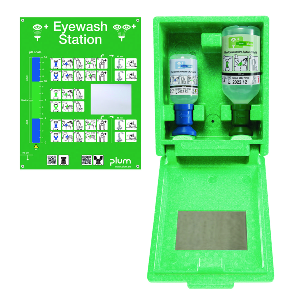 Eyewash Emergency Station, Wall-Mounting