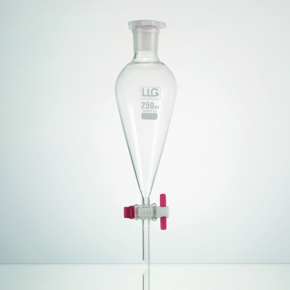 LLG-Separating funnel, conical, borosilicate glass 3.3 | Nominal capacity: 50 ml