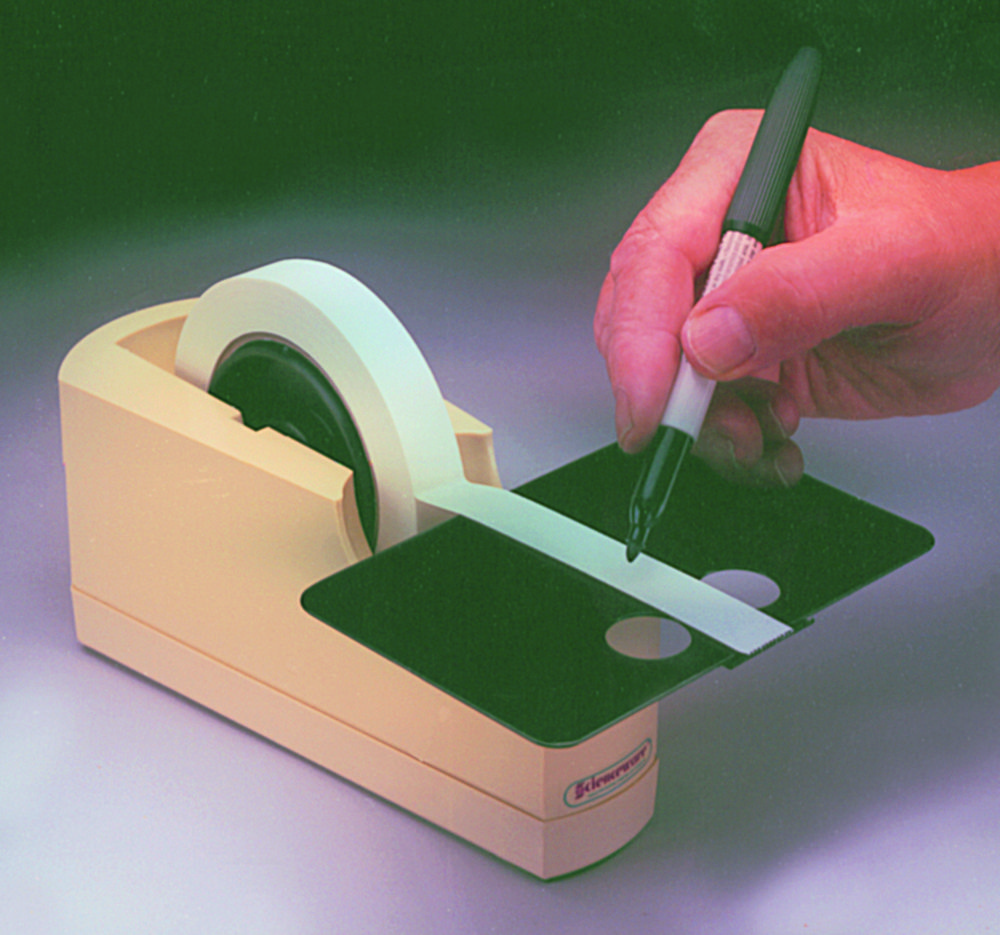 Adhesive tape dispenser Write-On™