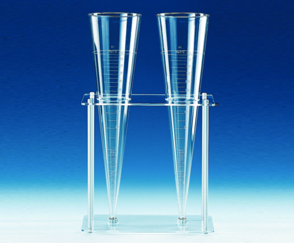 Sedimentation cones, accessory stand, Acrylic/PP