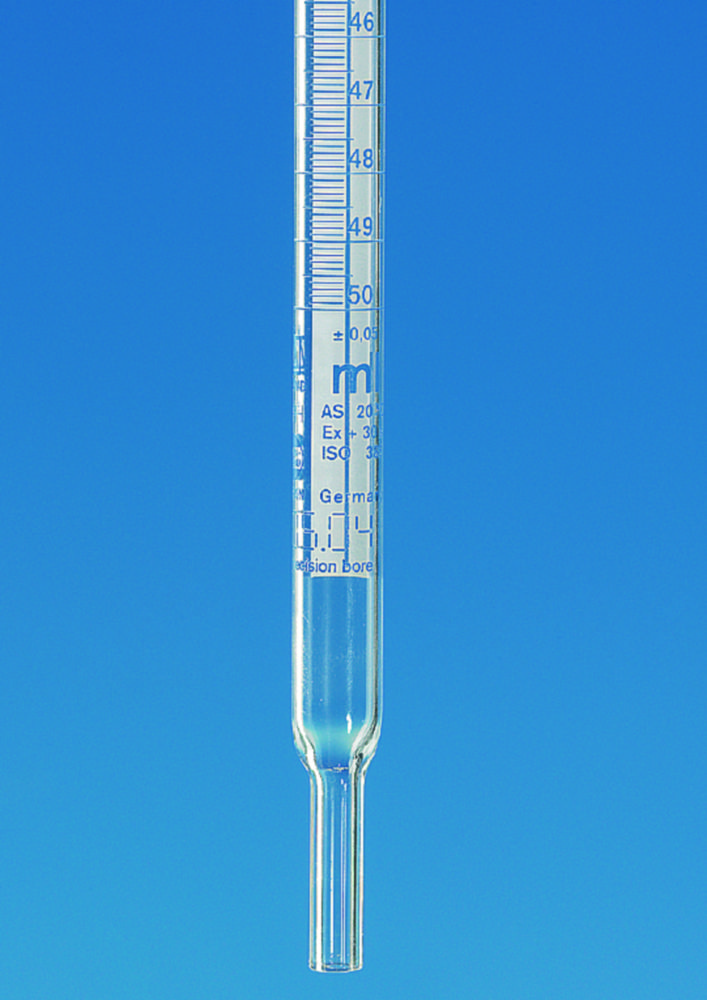 Spare burette tubes, boro 3.3, for automatic burettes