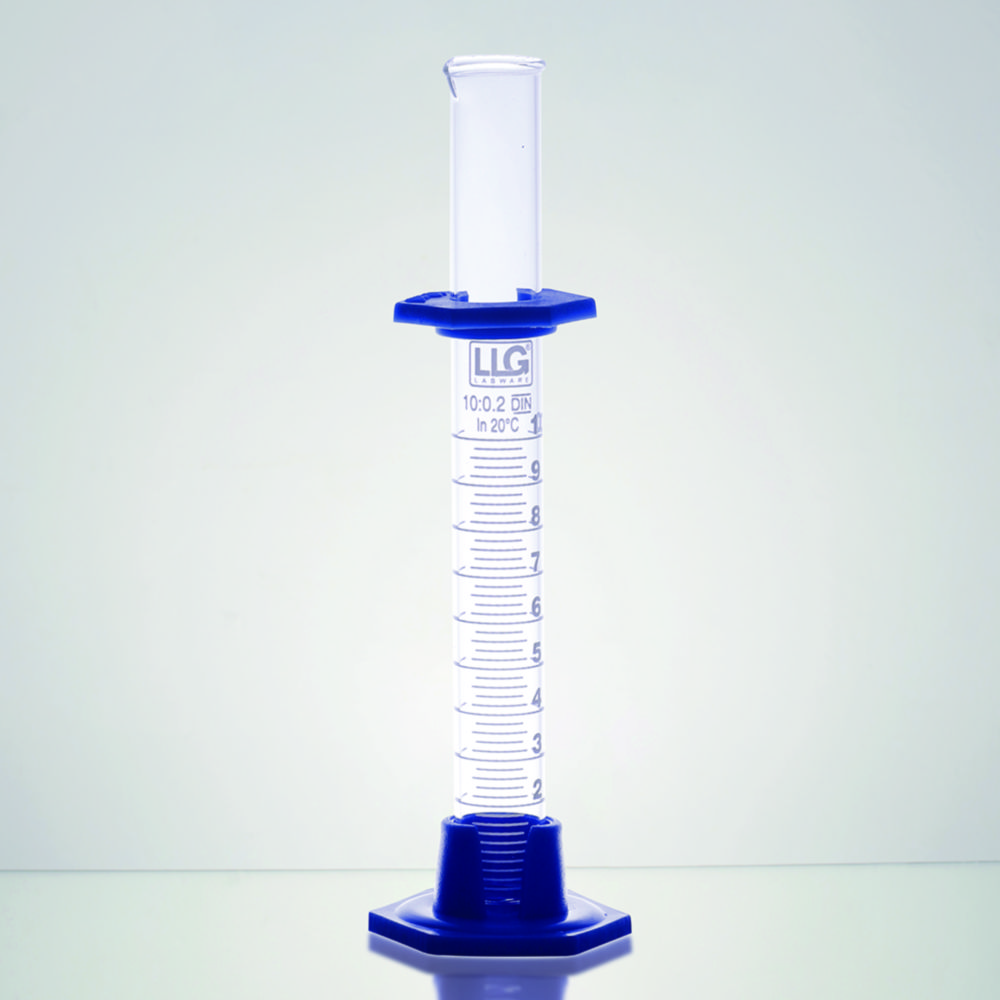 LLG-Measuring cylinders, borosilicate glass 3.3, tall form, class B