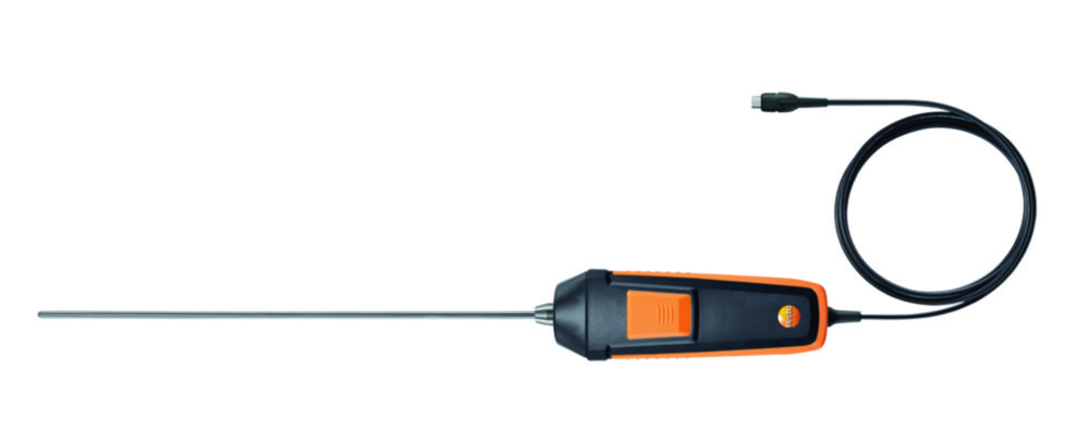 Digital Pt100 immersion/penetration probe for testo measuring instruments