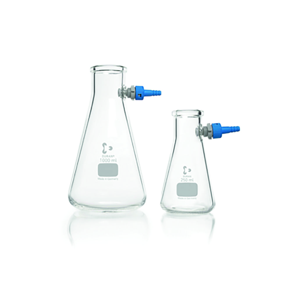 Filter flasks, Erlenmeyer shape, DURAN®