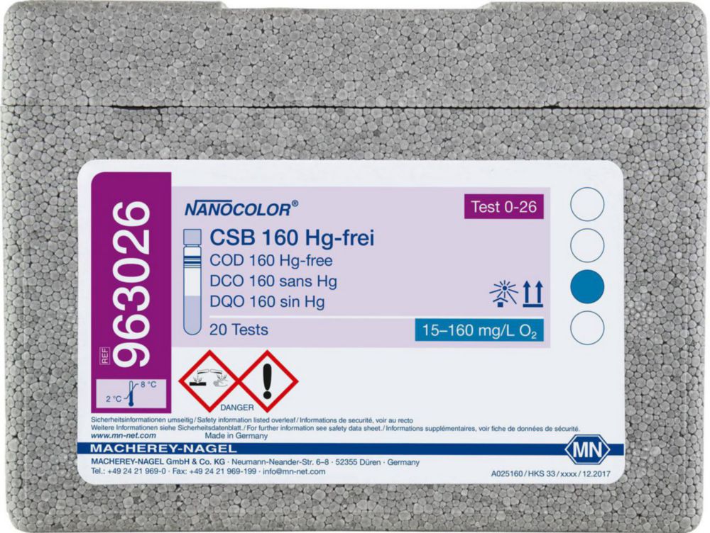 Tube tests NANOCOLOR® COD