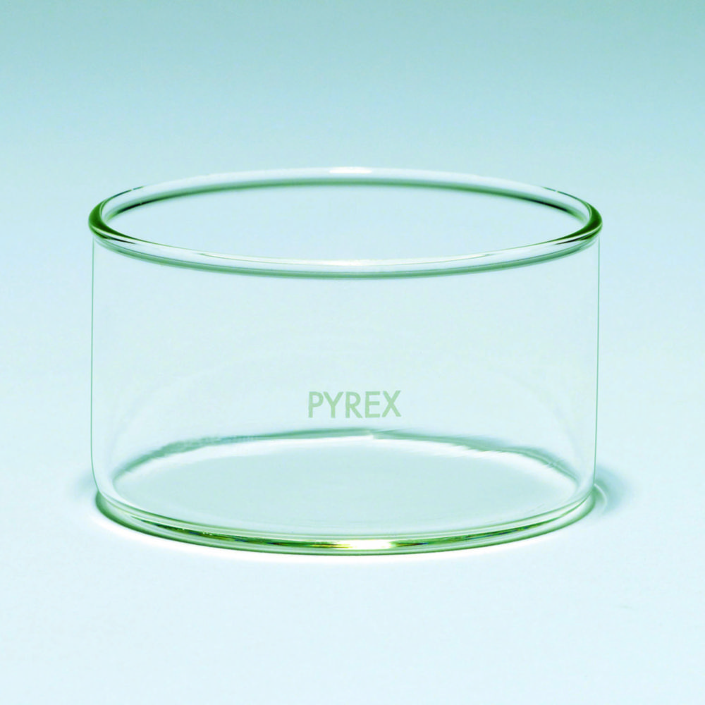 Kristallisierschale, flacher Boden, Pyrex®