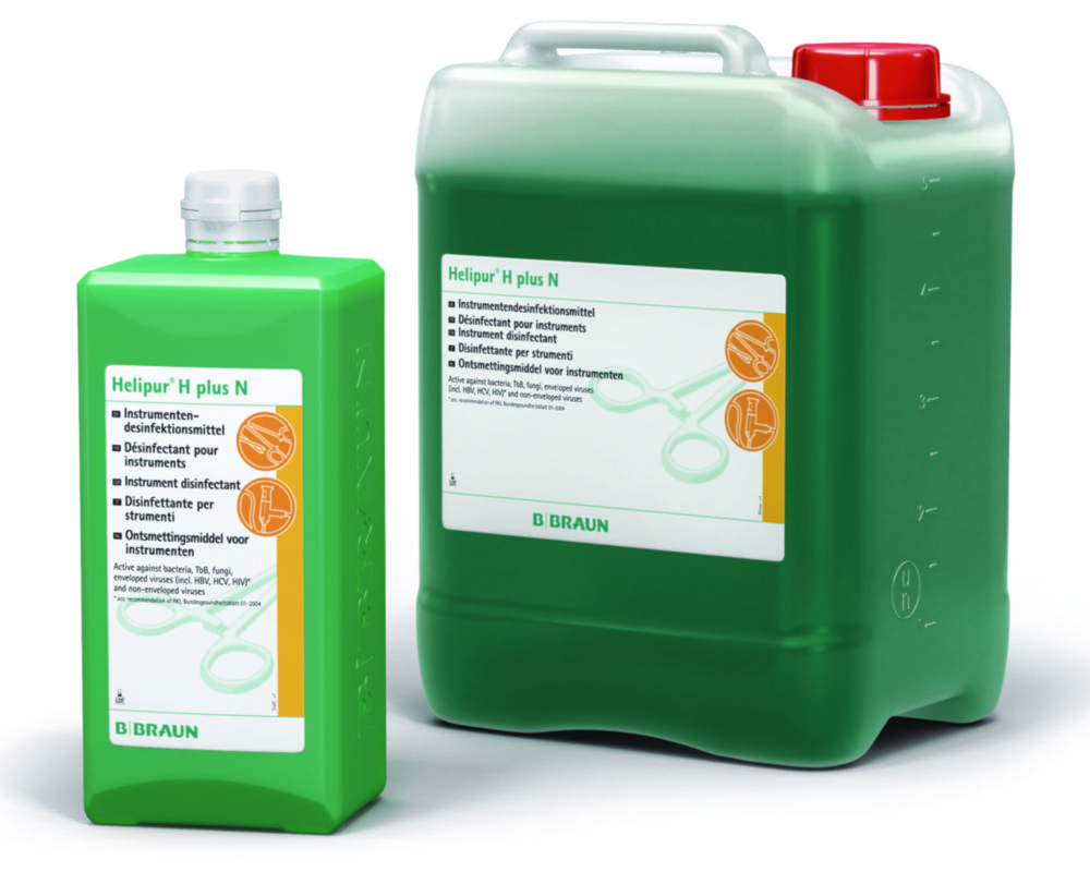 Disinfectant for temperature-sensitive  materials, Helipur® H plus N