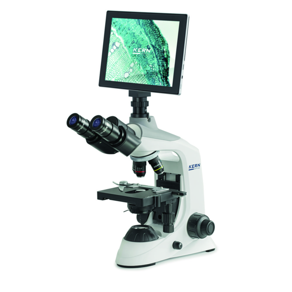 Transmitted light microscope-digital sets OBE, with tablet camera