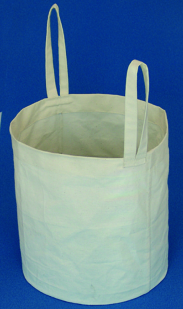 Linen carrier bag for large Dewar vessels