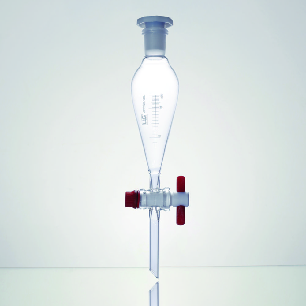 LLG-Separating funnel acc. to Squibb, borosilicate glass 3.3 | Nominal capacity: 50 ml