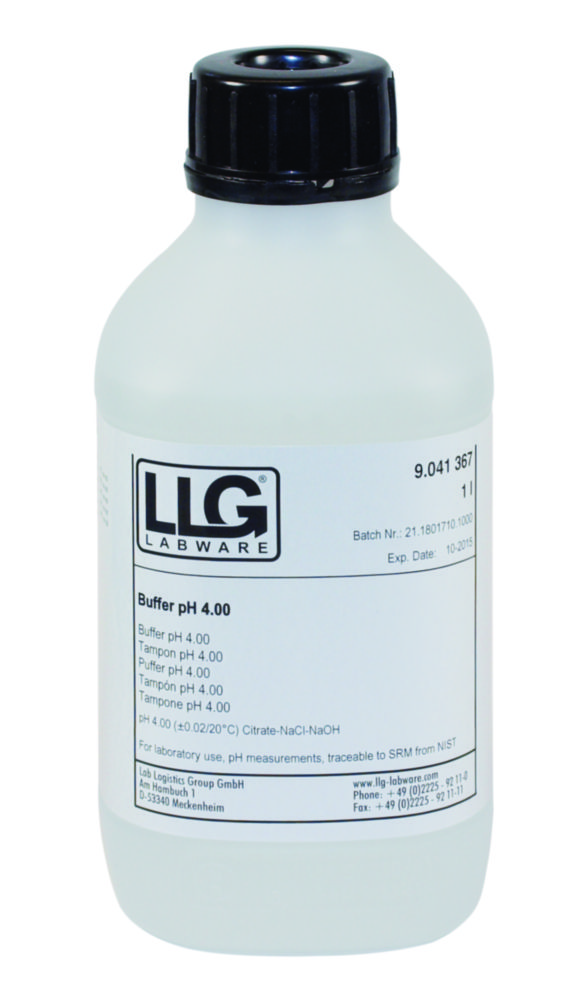 LLG-pH buffer solutions