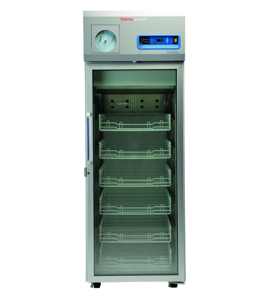 High-Performance pharmacy refrigerators TSX, up to 2 °C, with glass door