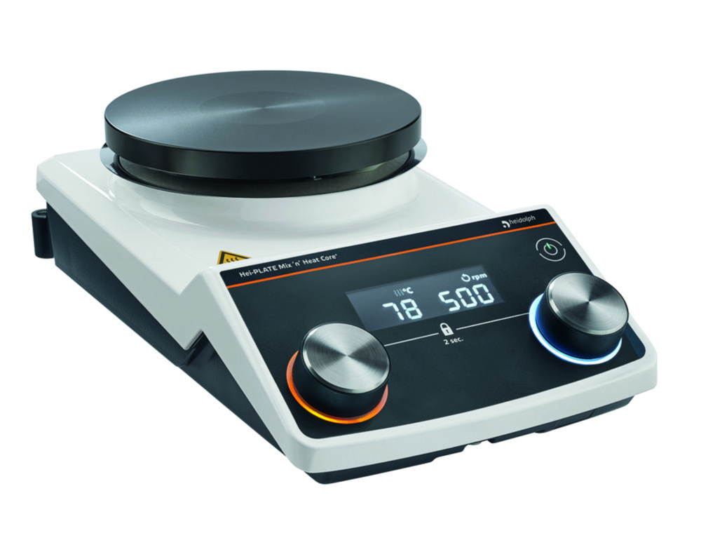 Magnetic stirring hotplates Hei-PLATE Mix'n'Heat Core+